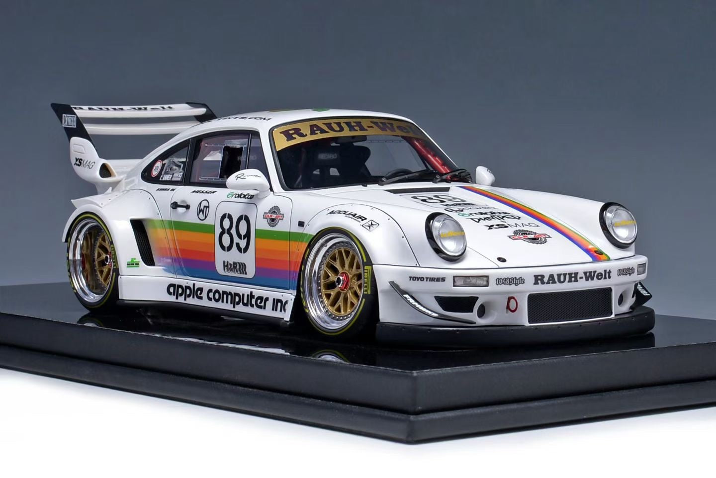 TGM 1/18 Porsche RWB 964 Apple Livery Limited Edition Resin Model Car