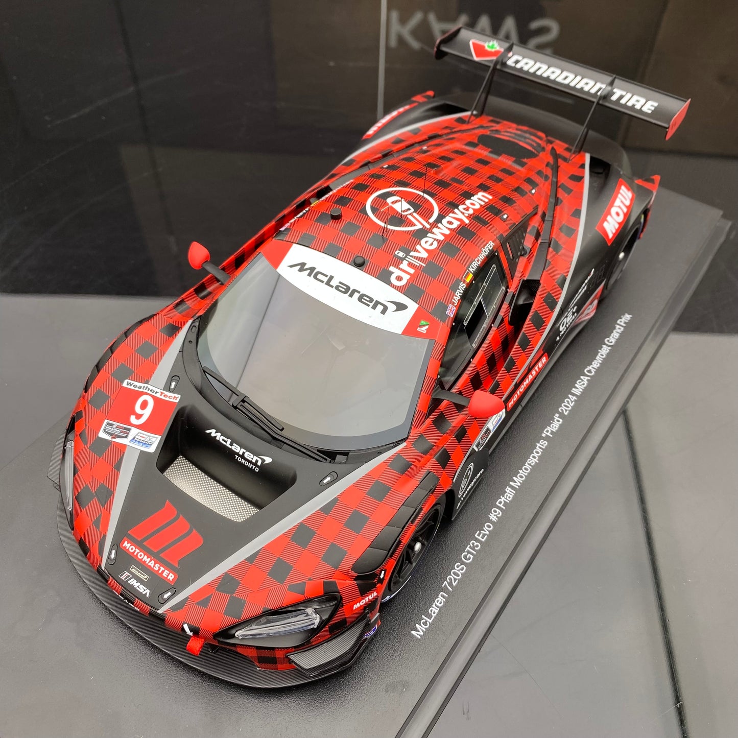 Topspeed 1/18 McLaren 720S GT3 EVO Simulation Resin Car Model Ornaments
