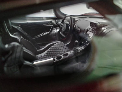 FRONTIART 1/18 Koenigsegg Jesko 7272 Red Carbon Resin Car Model FA162