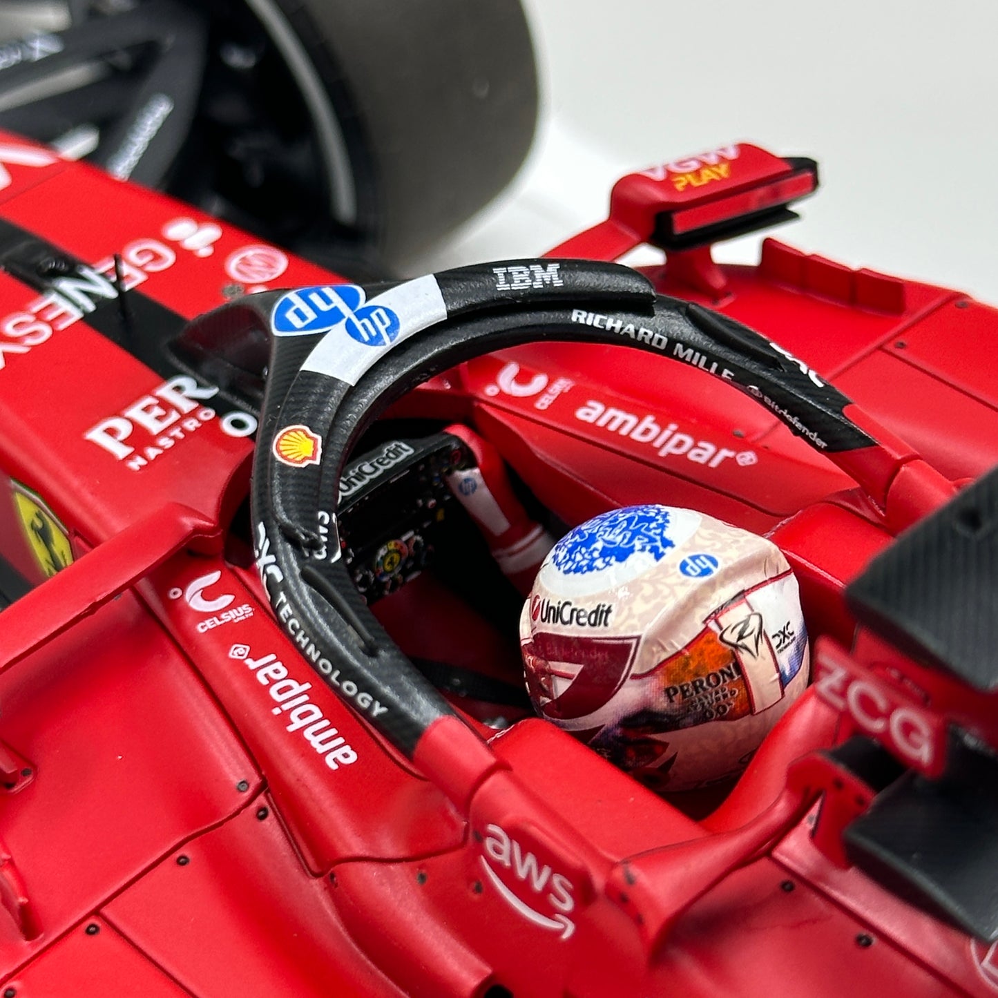 BBR 1/18 Ferrari SF-23 #38 Zhou Guanyu Red BBR2318T38