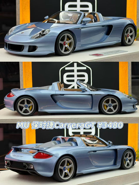 MU 1:18 Porsche Carrera GT Horizon Blue Metallic 11/100 DDJ037