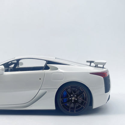 WELL 1/18 Lexus LFA white alloy simulation model car ornaments