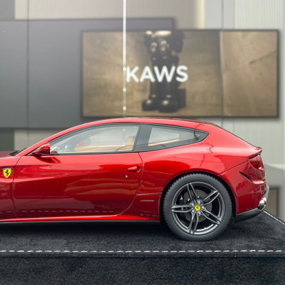 Ferrari FF HH MODEL 1/18, modelo de coche de simulación de edición limitada, color rojo metalizado estándar