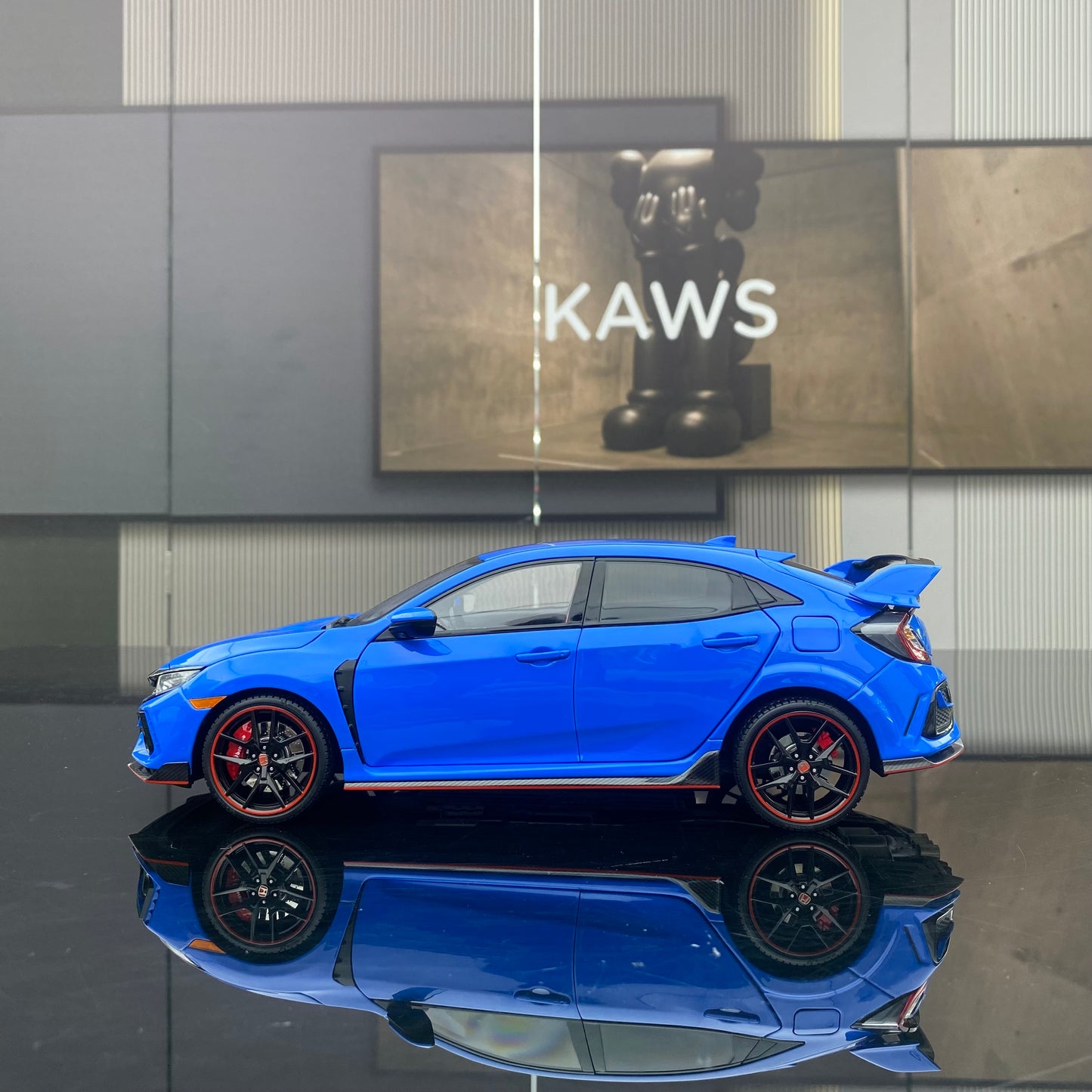 LCD 1/18 Honda Civic TYPE-R FK8 Alloy Simulation Car Model Gift
