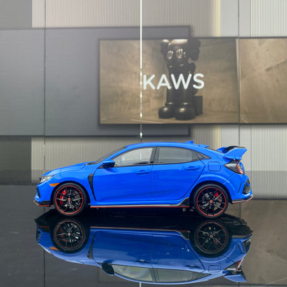 LCD 1/18 Honda Civic TYPE-R FK8 Alloy Simulation Car Model Gift