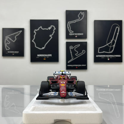 BBR 1/18 Ferrari Hamilton Monaco GP 2025 Red P18267C44