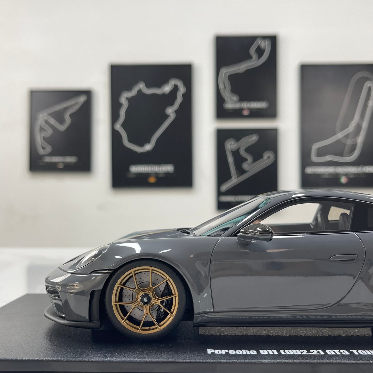GT Spirit 1/18 Porsche 911 [992.2] GT3 Touring Grey GT577