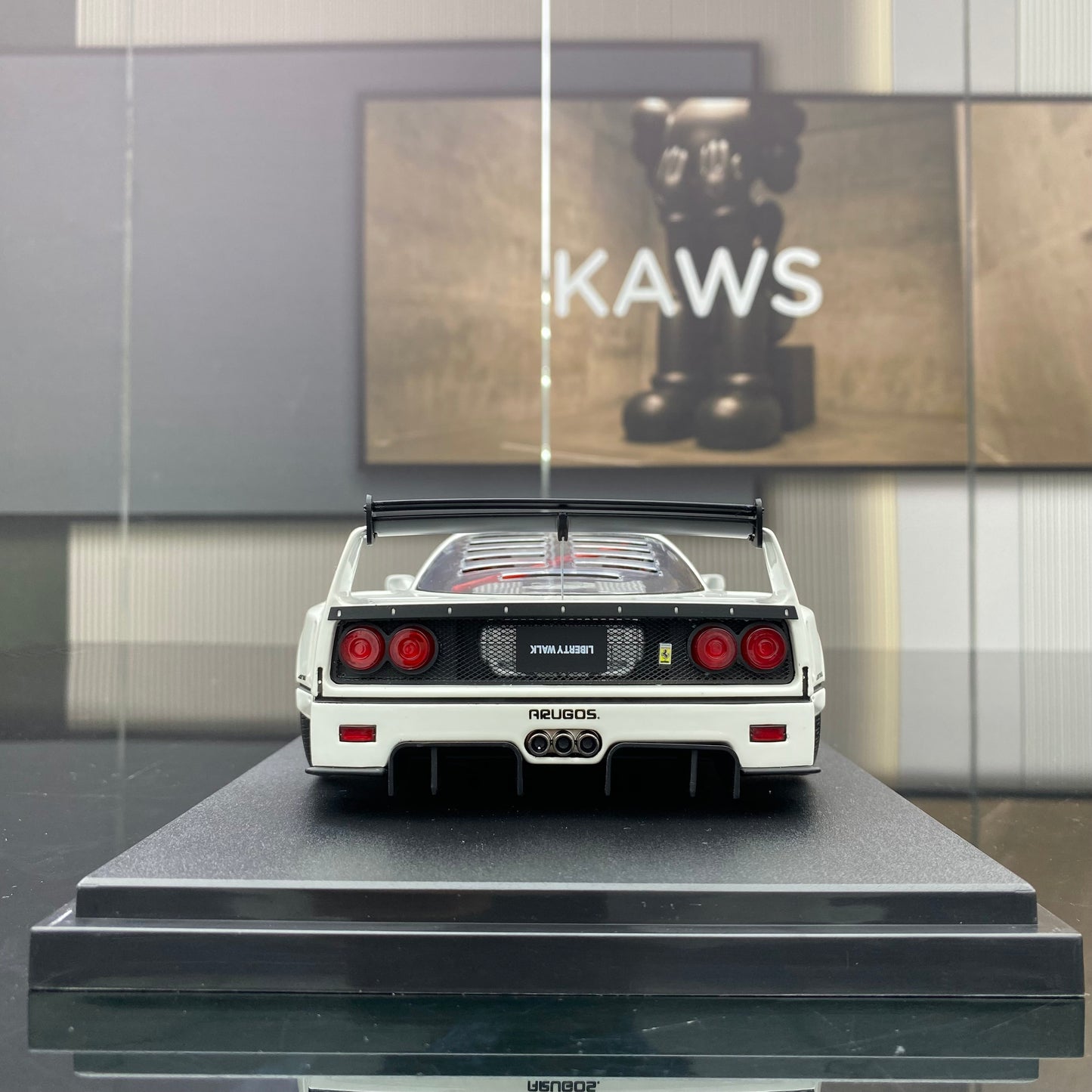 GT Spirit 1/18 Ferrari F40 white simulation car model collection ornaments