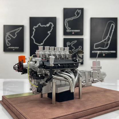First Model 1/6 Ferrari 250 GTO Engine (Grey) FM06002
