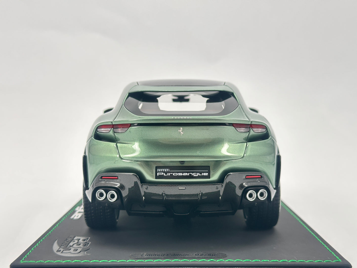 BBR 1/18 Ferrari PUROSANGUE Dora Green Simulation Model Car P18219PLF