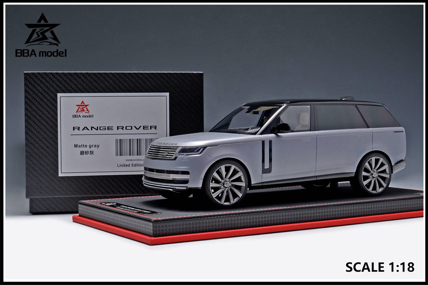 BBA model 1/18 Land Rover Range Rover Autobiography Long Wheelbase resin car model