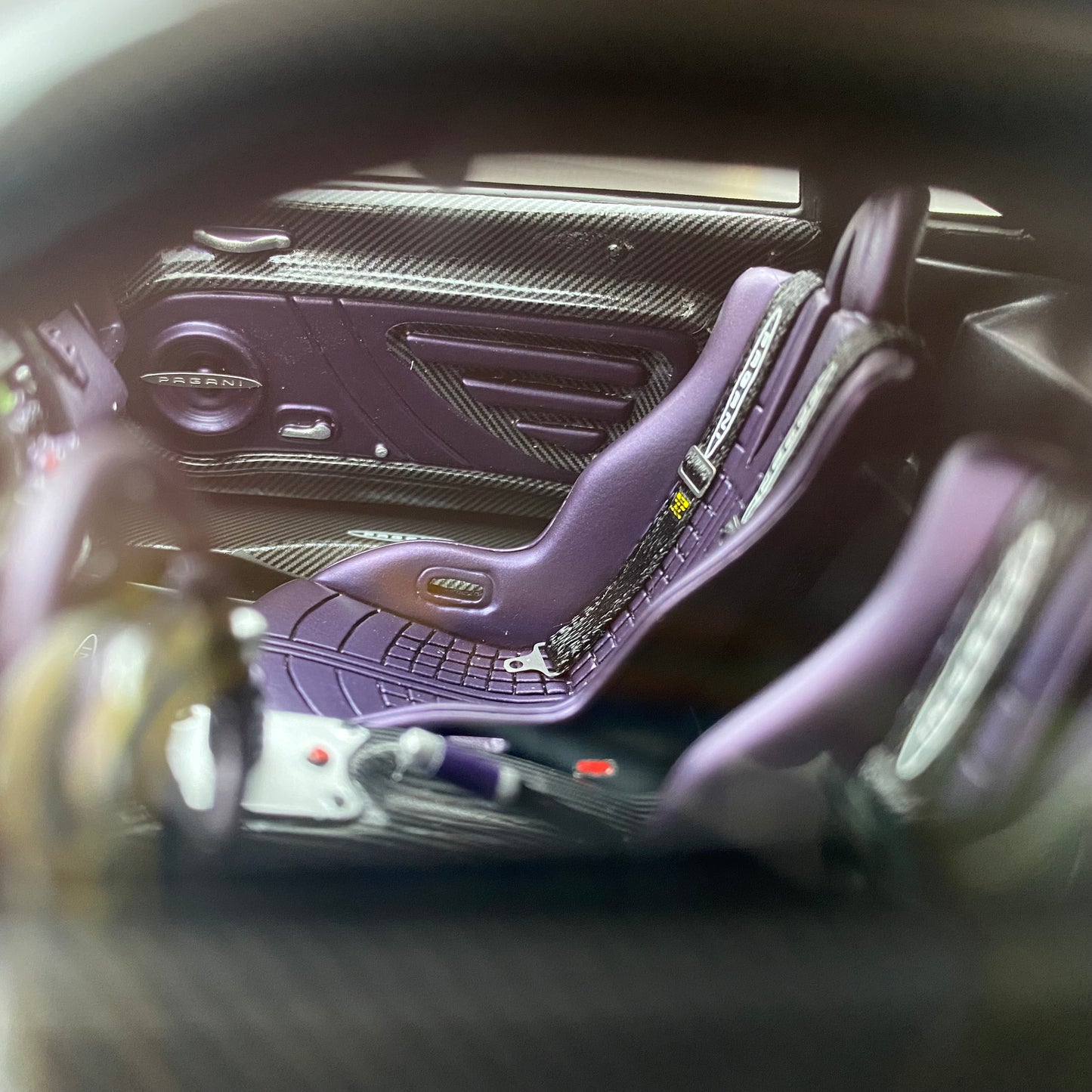 PEAKO 1/18 Pagani Zonda Viola(1 of1) Purple Limited Edition Car Model Ornament Gift