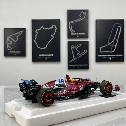 BBR 1/18 Ferrari Hamilton Monaco GP 2025 Red P18267C44