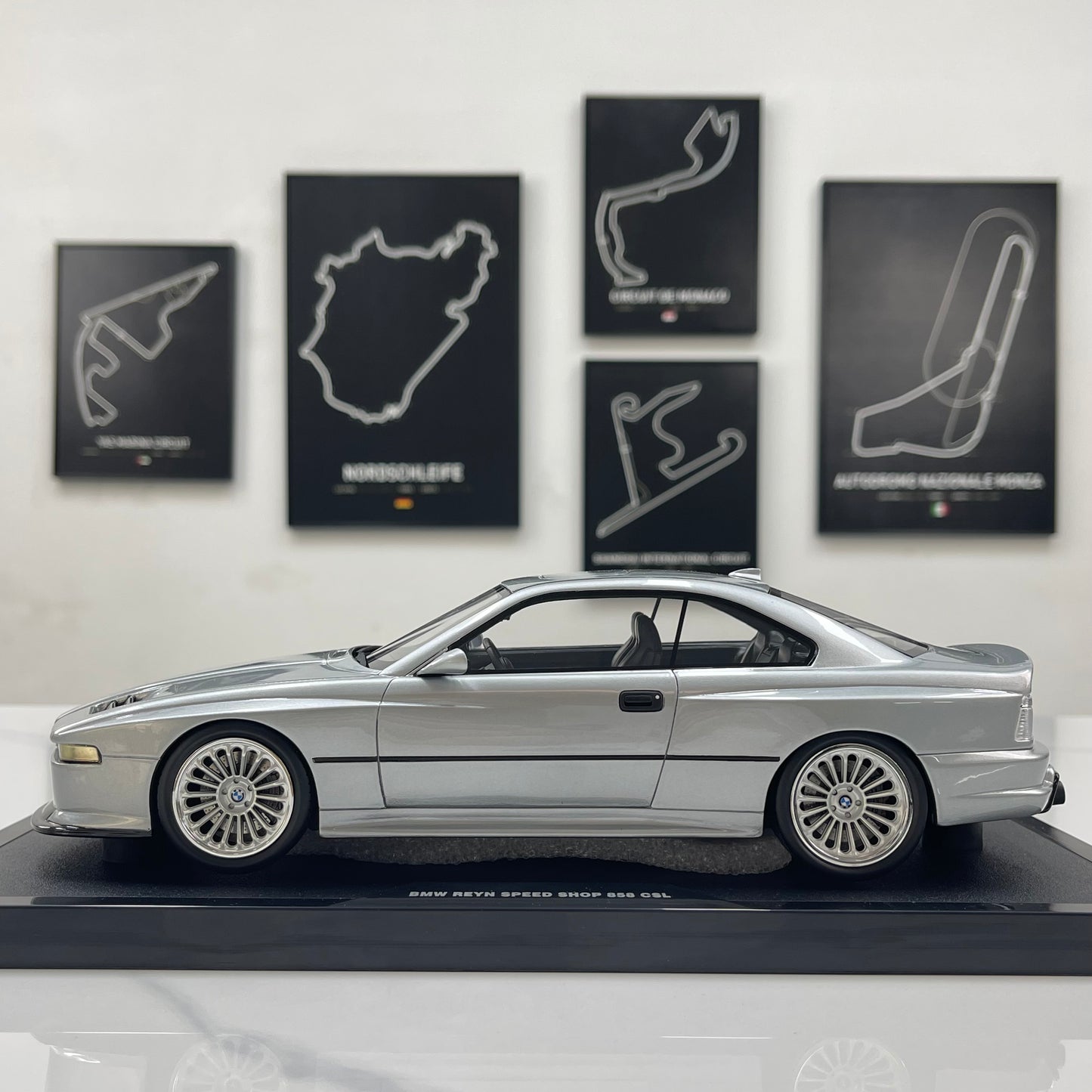 OTTO 1/18 BMW REYN SPEED SHOP 858 CSL (Designed by Jonsibal) – Shadow Chrome Metallic (OT1173)