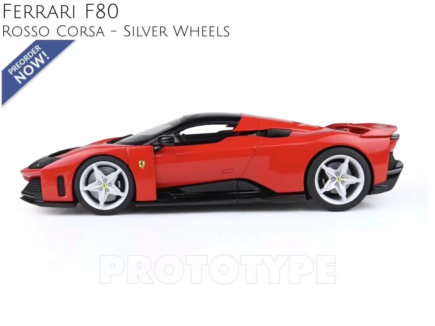 pre-sell BBR 1/18 Ferrari F80 New Horse Standard Red Limited Edition Car Model Ornament