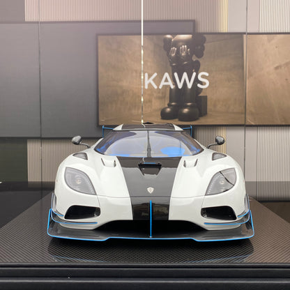 FRONTIART 1/8 Koenigsegg RS1 Pearl White Limited Edition Car Model Collection
