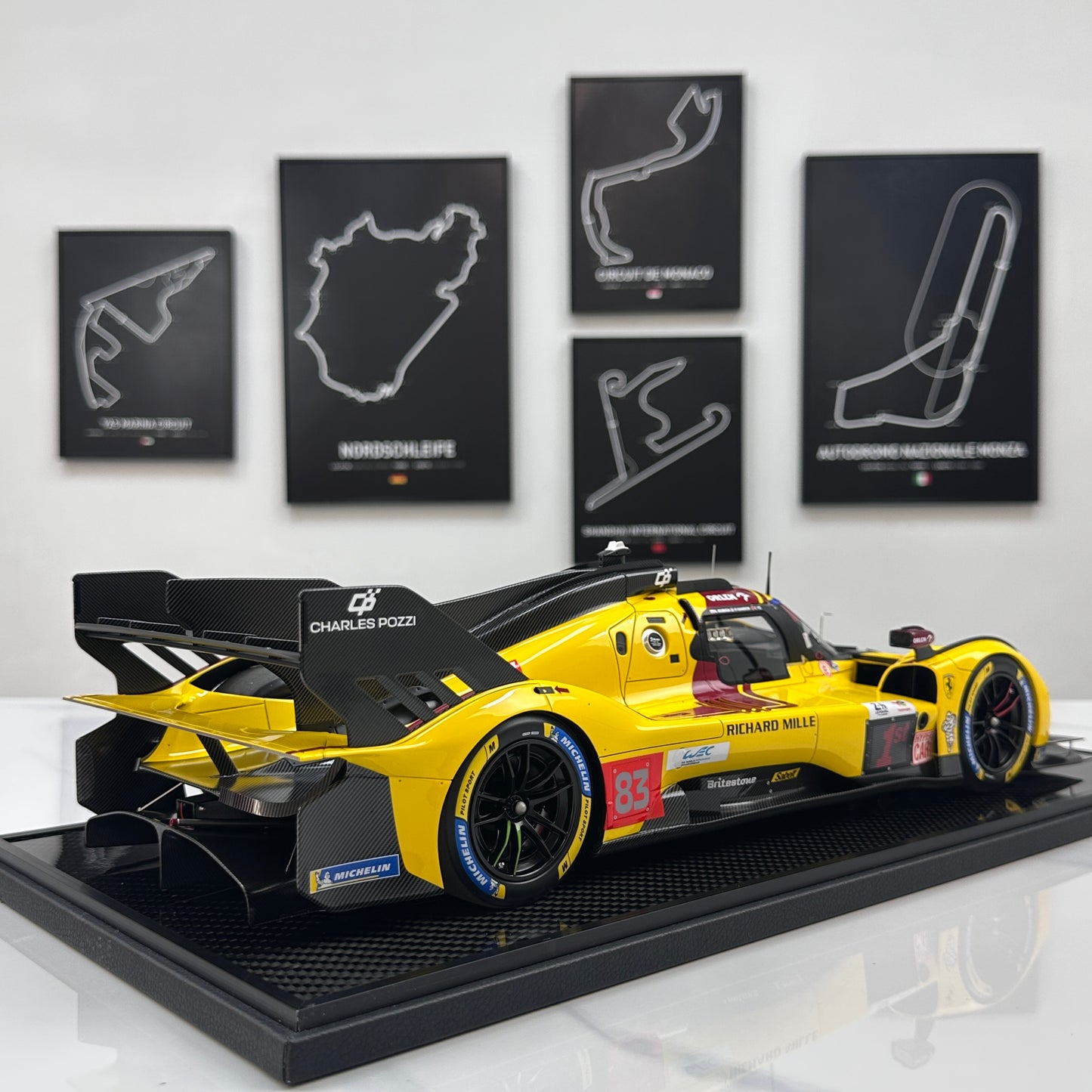 BBR 1/12 Ferrari 499P Le Mans 2025; Ye Yifei, champion, Le Mans #83, BBR1228C