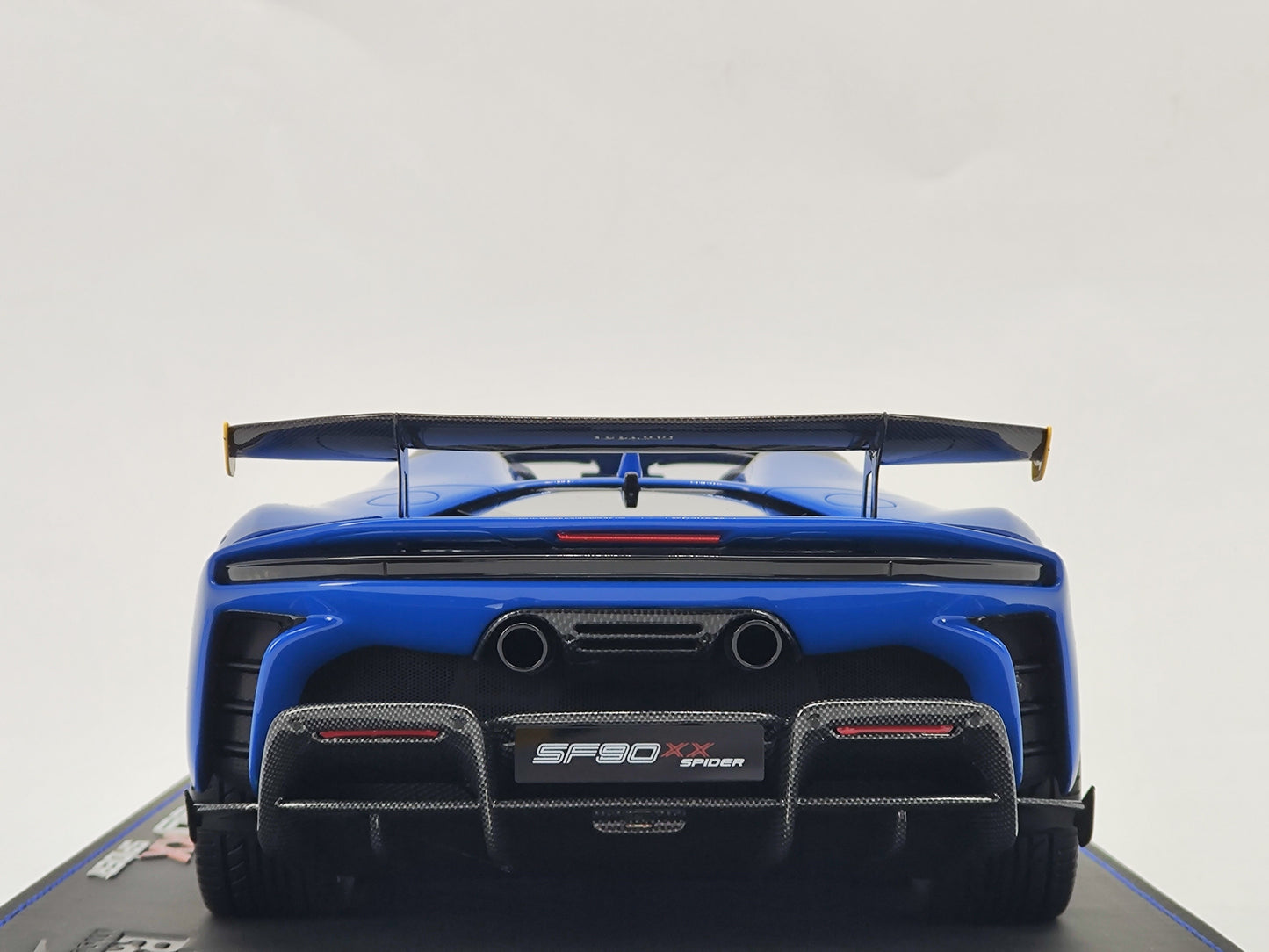 BBR 1/18 Ferrari SF90 XX Spider Blue Resin Closed Model Car
