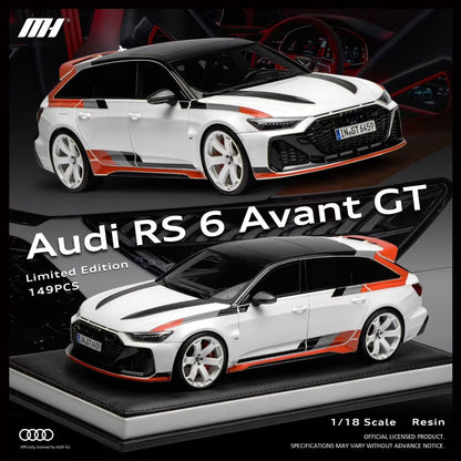 MOTORHELIX 1/18 Audi RS6 Avant GT Car Model