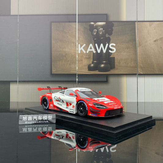 Topspeed 1/18 McLaren 720GT3 EVO #9 simulation car model collection ornaments