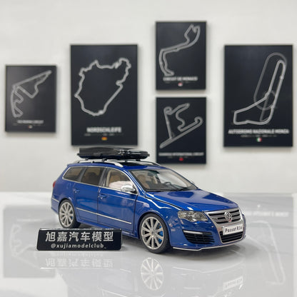 NZG 1/18 Volkswagen Passat R36 wagon Biscay Blue alloy model car