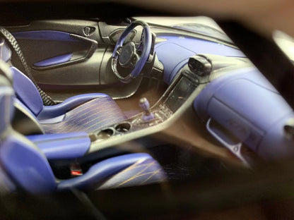 pre-sell Frontiart 1/18 Koenigsegg Jesko Blueberry Candy FA Limited Edition Simulation Car Model Ornament