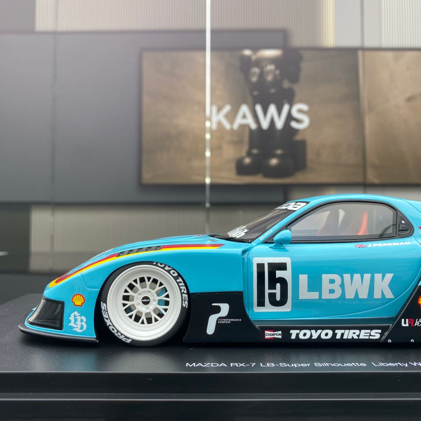 Topspeed 1/18 Mazda RX-7 LB- Super Silhouette Liberty Walk Europe Limited Edition Car Model Ornament
