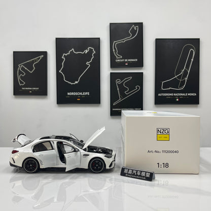 NZG 1/18 Mercedes-AMG C63 S E-Performance, Gloss White (111200040)