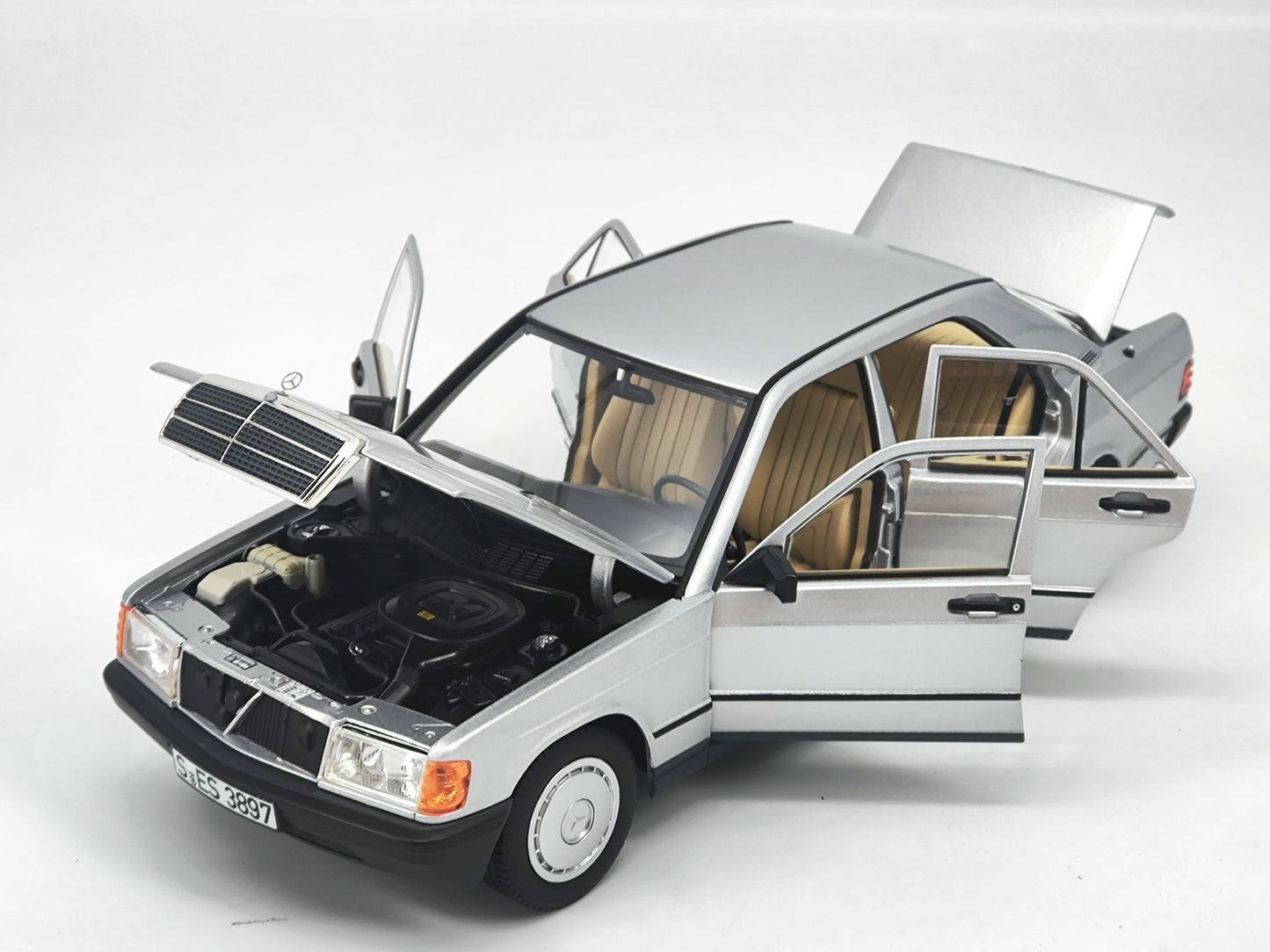 NOREV 1/18 Mercedes Benz 190E alloy simulation model car