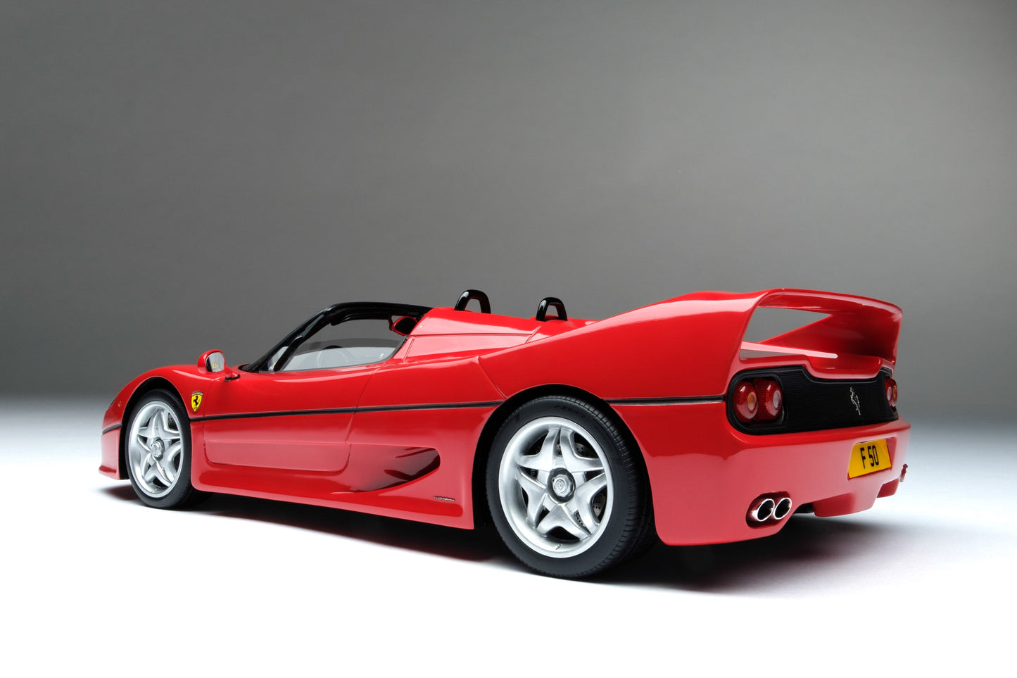 Amalgam 1/18 Ferrari F50 convertible high-end simulation car model ornaments