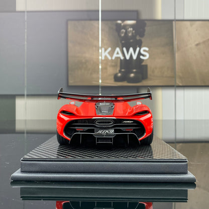 FRONTIART 1/18 Koenigsegg Jesko red simulation car model ornament