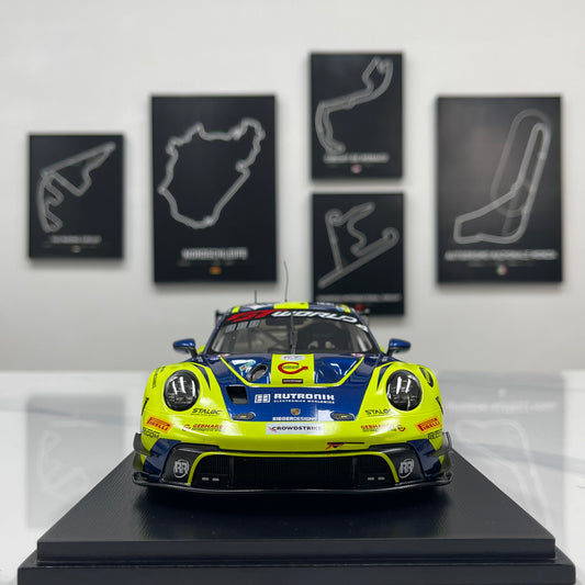 Spark 1/18 Porsche 911 (992) GT3 R – 2025 Spa 24 Hours Runner-up (Green Livery) – 18SB081