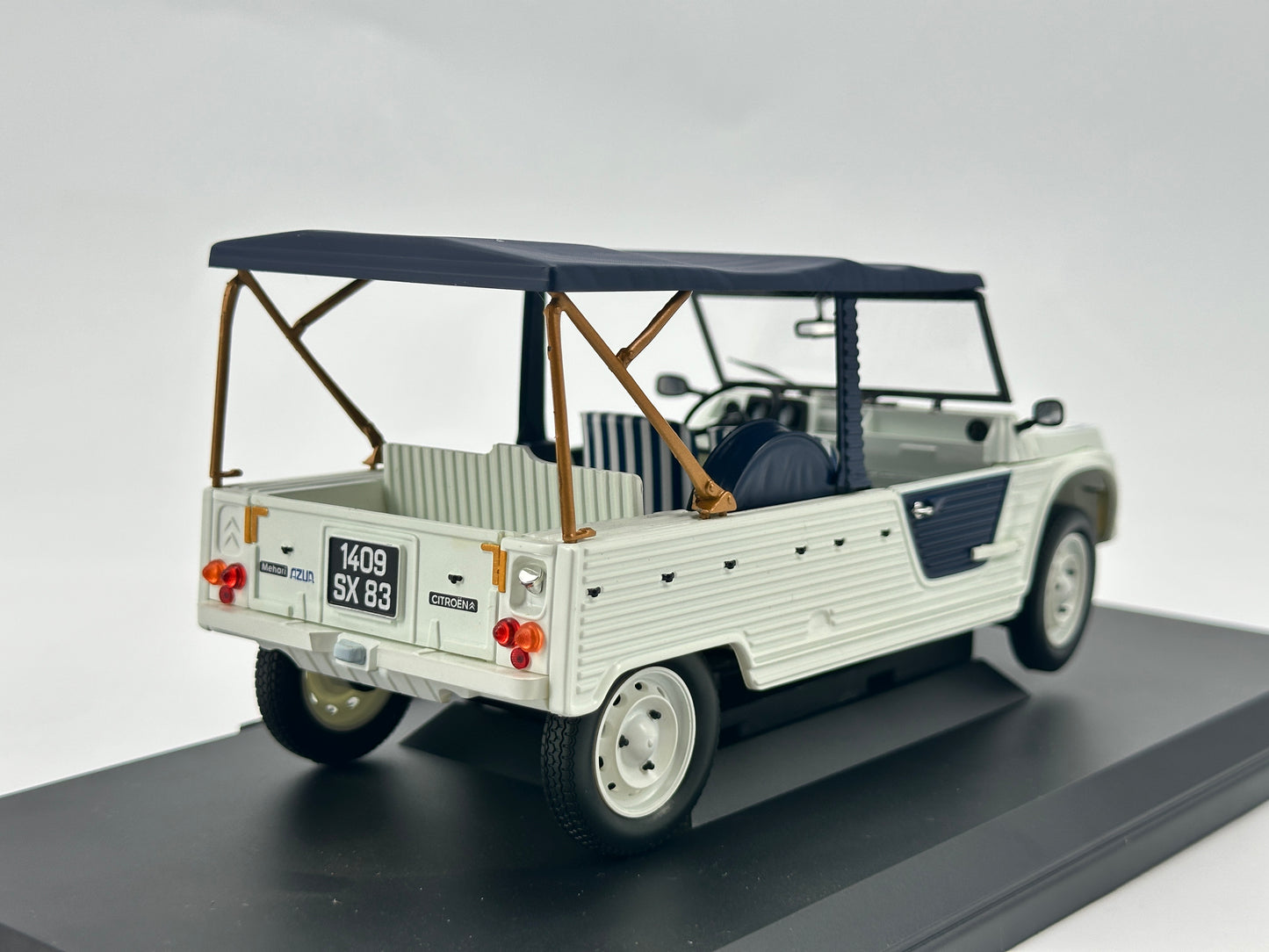 Norev 1/18 Citroën Mehari 1983 Azur White Car Model Ornaments