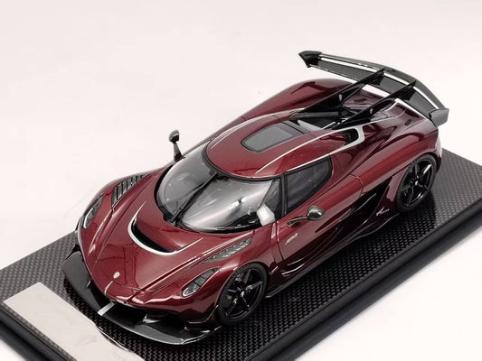 FRONTIART 1/18 Koenigsegg Jesko 7272 Red Carbon Resin Car Model FA162