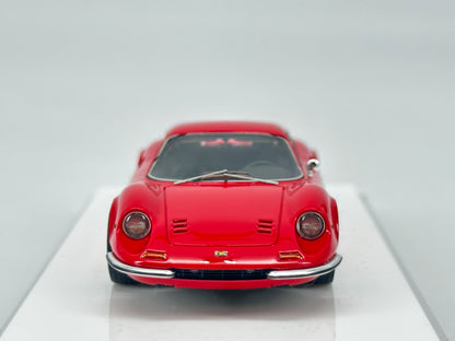 SCM 1/43 Ferrari Dino 246 GT Red Simulation Car Model