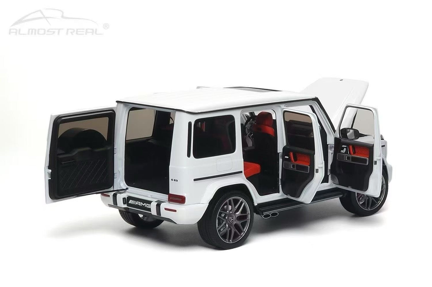 Almost Real 1/18 Mercedes-Benz G63 AMG 55th Anniversary 22 Simulated Car Models Collectible Ornaments