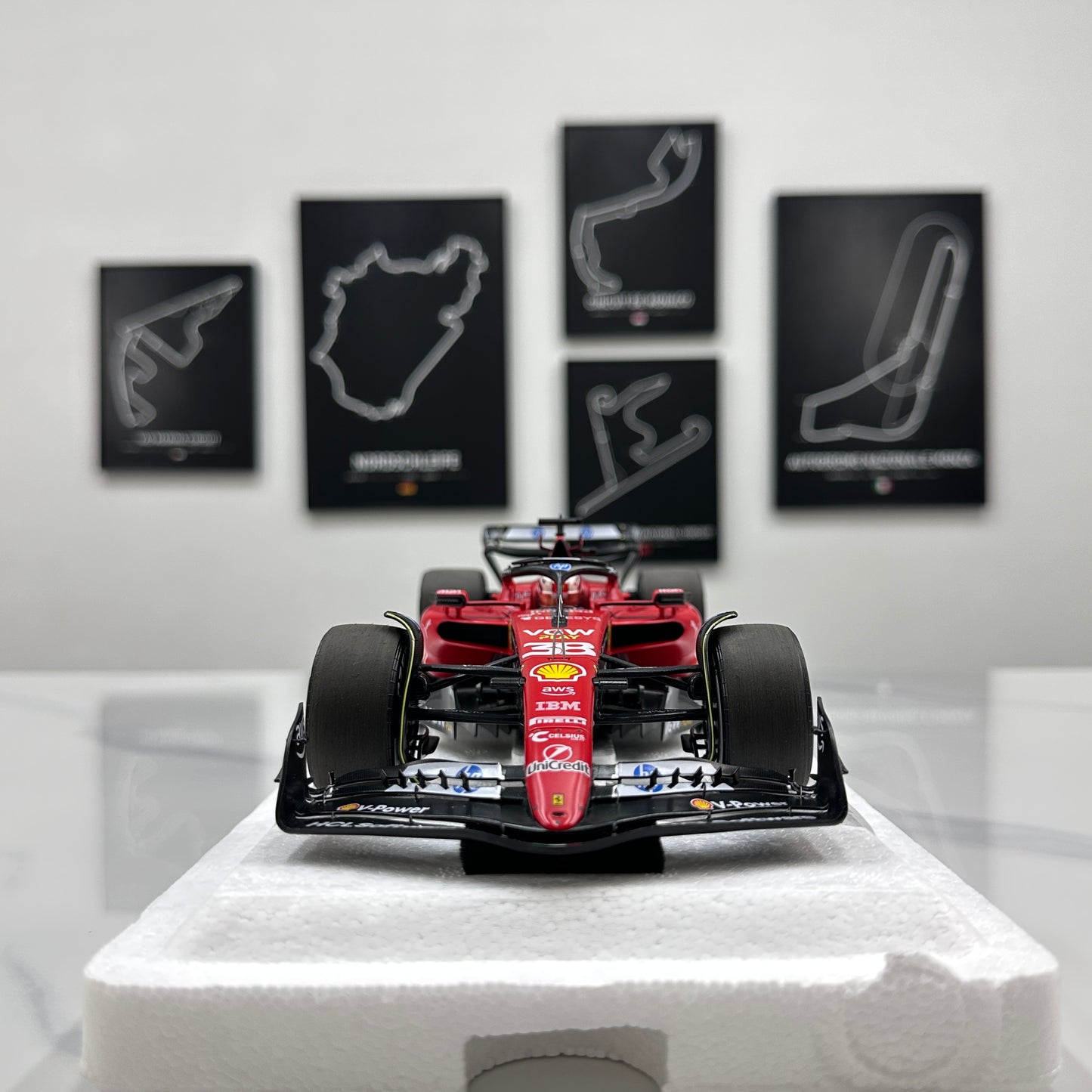 BBR 1/18 Ferrari SF-23 #38 Zhou Guanyu Red BBR2318T38