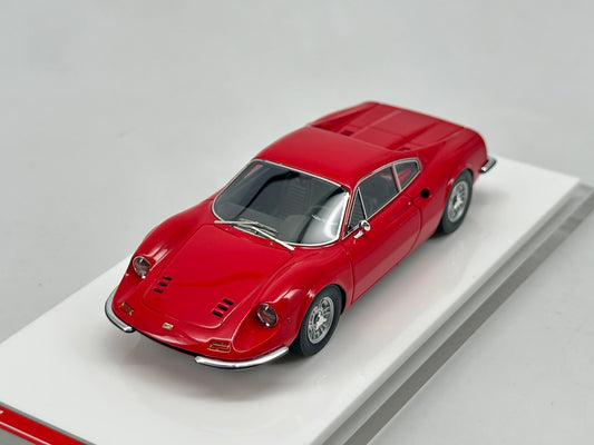 SCM 1/43 Ferrari Dino 246 GT Red Simulation Car Model