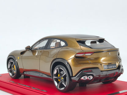 BBR 1/18 Ferrari Purosangue in Metallic Green, Limited Edition Model Car Ornament