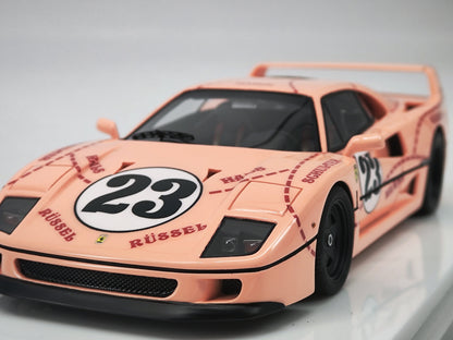 SCM 1/43 Ferrari F40 JPS Black Gold Paint Resin Model Car