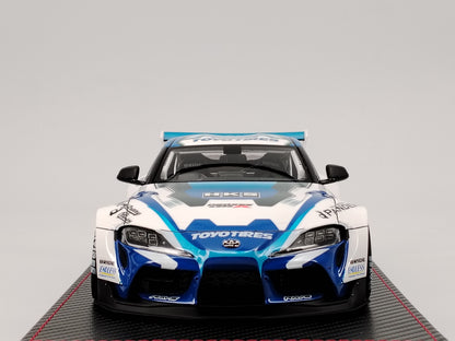 Ignition Model 1/18 Toyota PANDEM SUPRA A90 White and Blue IG2763