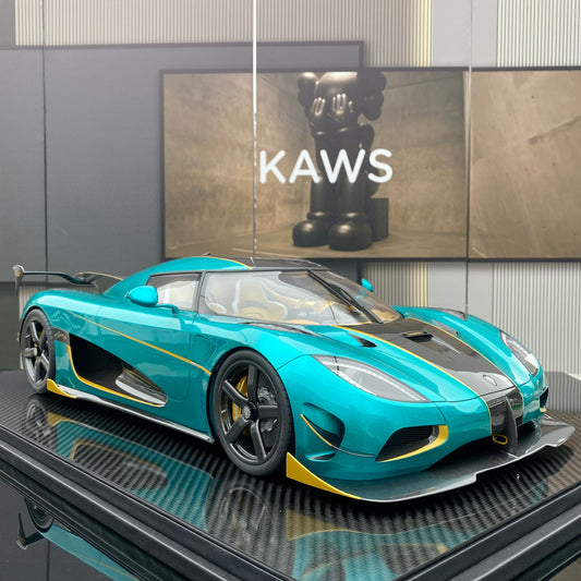 FRONTIART FA 1/8 Koenigsegg Agera RSR Ocean Blue Limited Edition Car Model Ornament