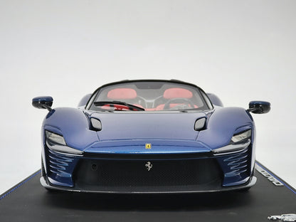 BBR 1/18 Ferrari sp3 Abu Dhabi Blue Limited Edition Car Model P18214F