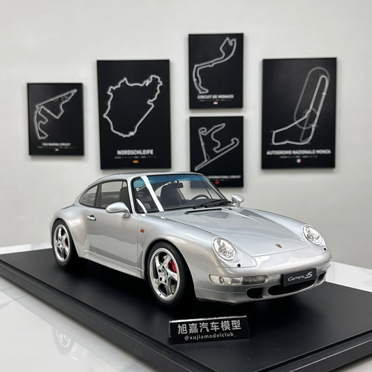 GT Spirit 1/8 Porsche 911 [993] Carrera 4S – Silver (GTS801901)
