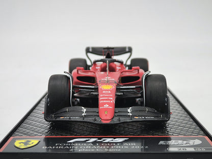 BBR 1/43 Ferrari SF-75 Bahrain Station Simulation Car Model BBRC275BCH