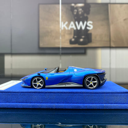 BBR 1/43 Ferrari SP3 Metallic Blue Simulation Car Model Ornament Limited Edition