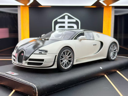 MR 1:18 Bugatti Veyron SS Panda Colorway DDJ016 
Condition: Average
