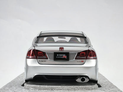 MH 1/18 Honda Civic Type R Silver Alloy Car Model