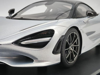 Topspeed 1/18 McLaren 720s Silver Resin Model TS0546