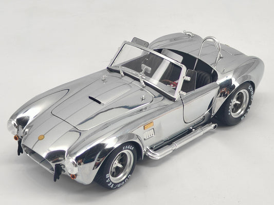 Kyosho 1/18 Ford Shellby Cobra 427 S/C Silver-plated Alloy Simulation Car Model